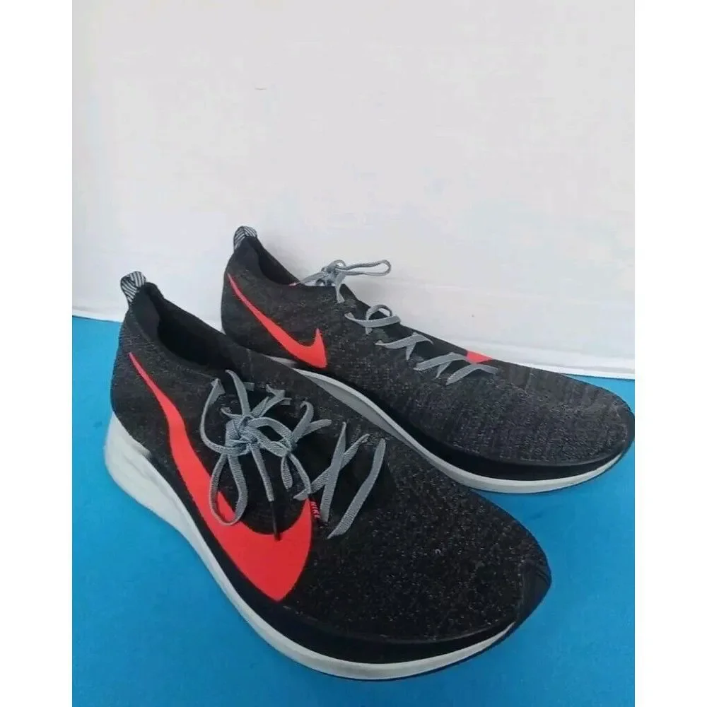 Nike Zoom Fly‎ Flyknit Running Shoes Black/Crimson Athletic Sneakers Lightweight